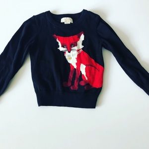 Kate Spade 3T Fox sweater